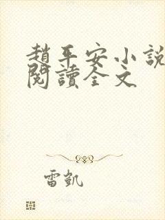 赵平安小说免费阅读全文