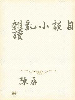 杂乱小说目录阅读