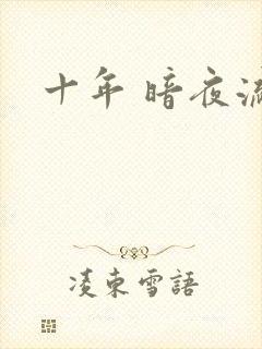 十年 暗夜流光