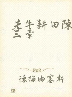 老牛耕田陈雪第三章