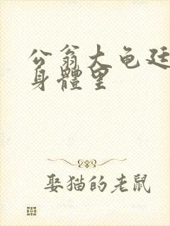 公翁大龟廷进我身体里