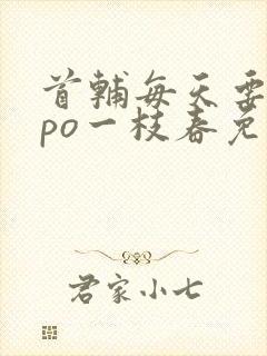 首辅每天要不够po一枝春免费阅读