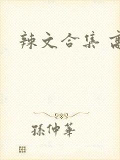 辣文合集 高h