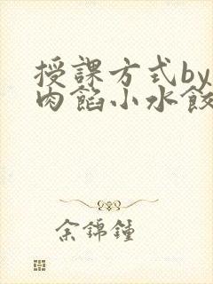 授课方式by 肉馅小水饺