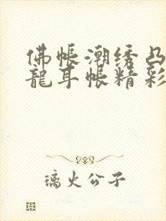 佛帐潮绣凸浮双龙耳帐精彩片段