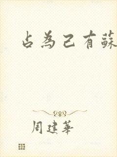 占为己有苏静初