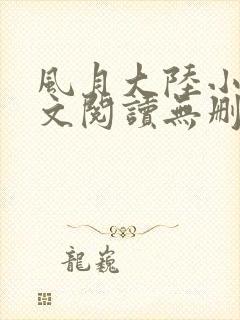 风月大陆小说全文阅读无删减