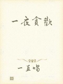 一夜贪欢
