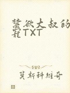 禁欲大叔的心尖宠TXT