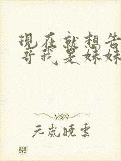 现在就想告诉哥哥我是妹妹