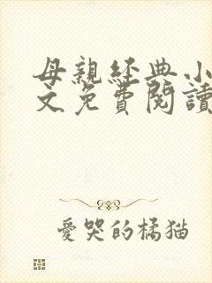 母亲经典小说全文免费阅读