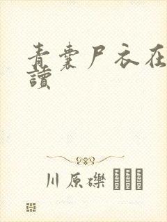 青囊尸衣在线阅读