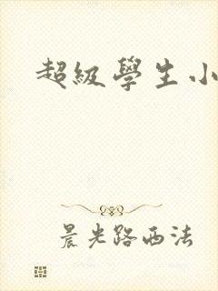 超级学生小说