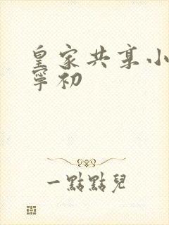 皇家共享小公主宁初