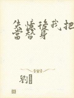 失忆后我把渣攻当替身