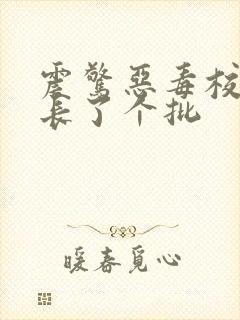 震惊恶毒校霸竟长了个批