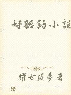 好听的小说名字