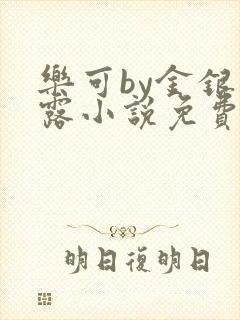 乐可by金银花露小说免费阅读