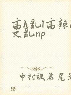 高h乱l高辣h文乱np