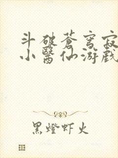 斗破苍穹寂寞的小医仙游戏世界