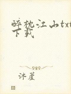 醉枕江山txt下载