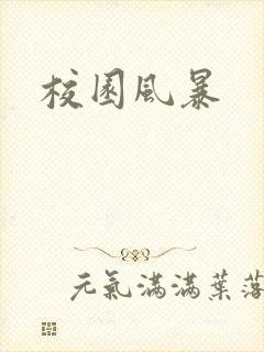 校园风暴