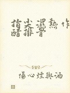 指尖湿热作者糖醋排骨