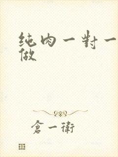 纯肉一对一到处做
