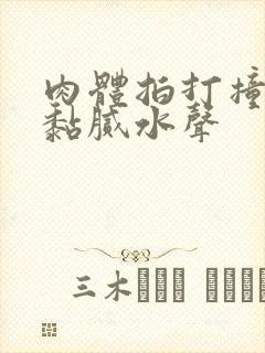 肉体拍打撞击出黏腻水声