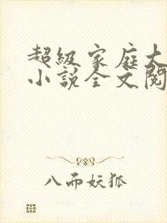 超级家庭大杂烩小说全文阅读