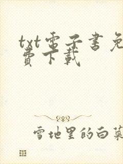 txt电子书免费下载