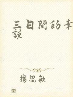 三日间的幸福小说