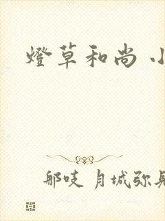 灯草和尚 小说