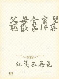 父母全家儿女大联欢第14集