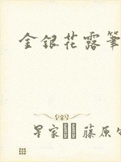 金银花露笔趣阁