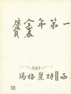 庆余年第一季演员表