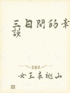 三日间的幸福小说