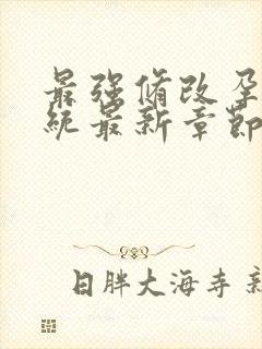 最强修改孕妇系统最新章节