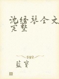 沈绣琴全文阅读完整