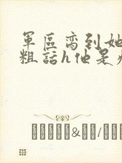 军区脔到她哭h粗话h他是疯批