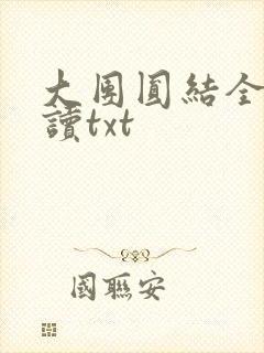 大团圆结全文阅读txt