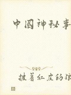 中国神秘事件录