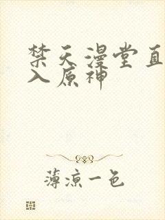 禁天漫堂直接进入原神