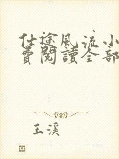 仕途风流小说免费阅读全部章节