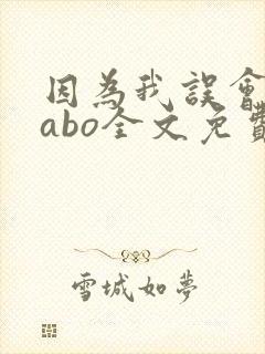 因为我误会glabo全文免费阅读