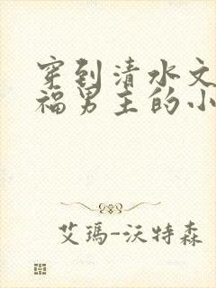 穿到清水文里造福男主的小说