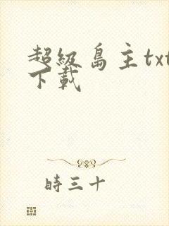 超级岛主txt下载
