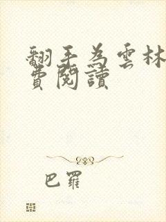 翻手为云林云免费阅读