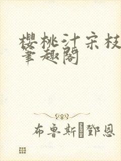 樱桃汁宋枝江野笔趣阁