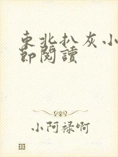 东北扒灰小说分节阅读